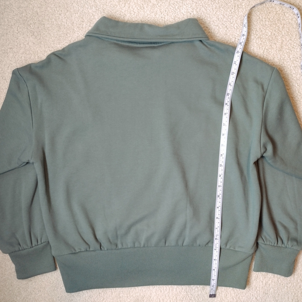 A New Day | Women's Green Quarter-zip Pullover Sweater Jacket - Picture 8 of 12